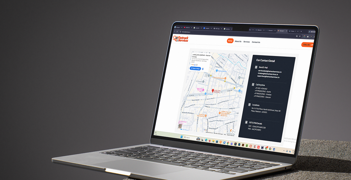 designers4web fastrack services single page website.webp